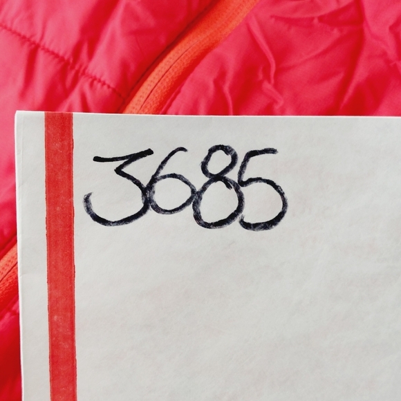 Eddie Bauer Two Tone Red Cozy Soft Fleece and Nylon Puffer Jacket P3685 - Picture 9 of 9